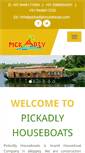 Mobile Screenshot of pickadlyhouseboats.com